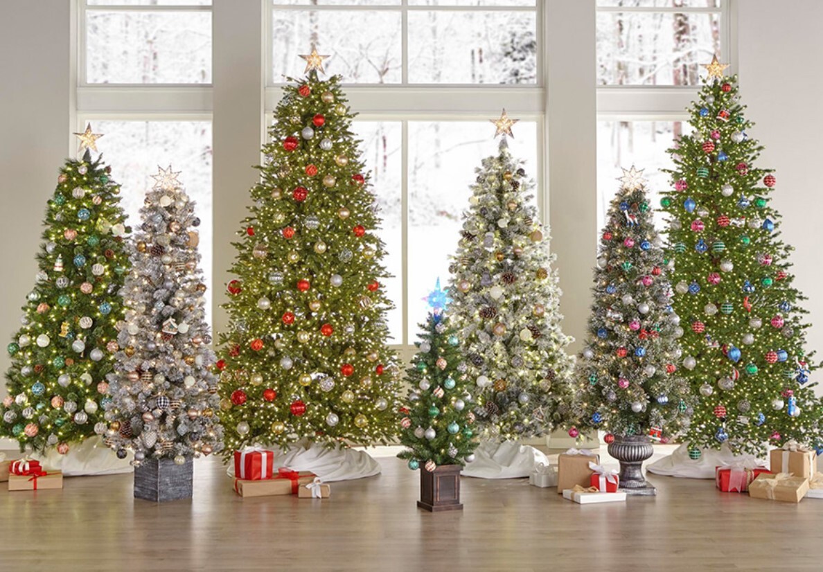 Home Depot Artificial Christmas Trees Tree Types